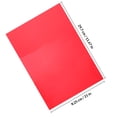 thumbnail image 2 of MERRYHAPY 6pcs Light Sheet for Studio Light Gel Filter Sheet Red PVC Eye Movement Control for Art Projects, 2 of 8