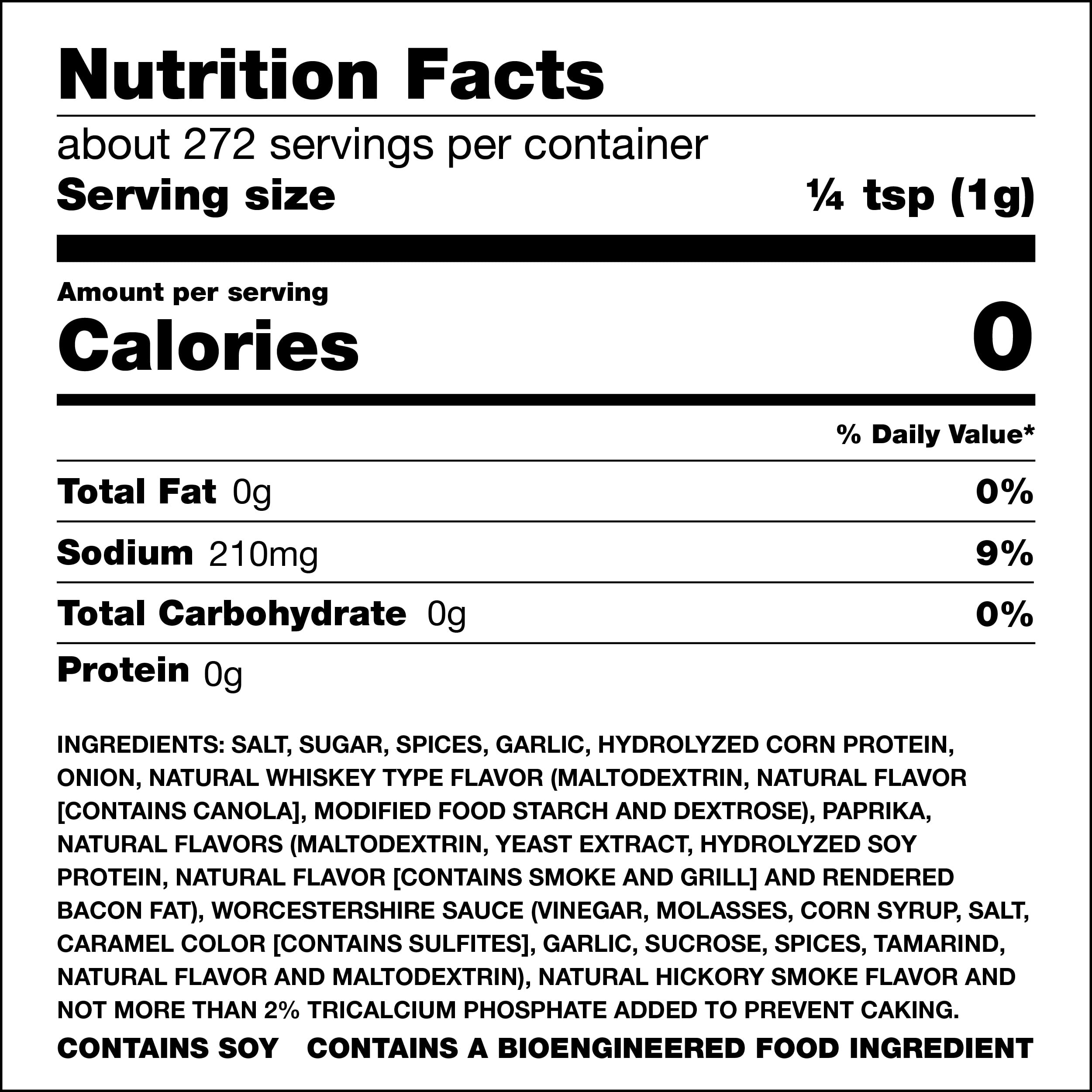(2 pack) Blackstone Whiskey Burger Seasoning, 9.6 oz - Gluten-Free