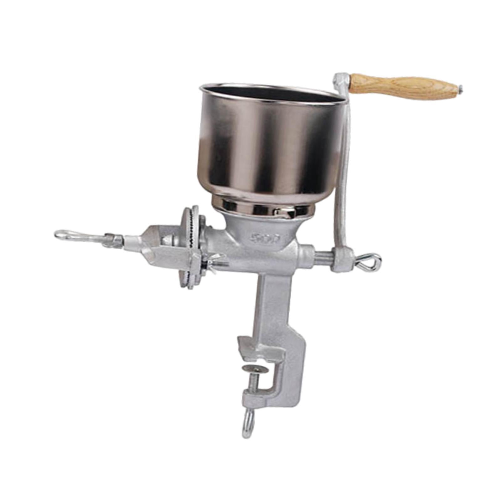 CUTICATE Dry Spice Crank Milling Machine Corn Mill Machine Countertop Clamp Hand Crank Grain Mill Commercial Use Coffee Beans Grinding