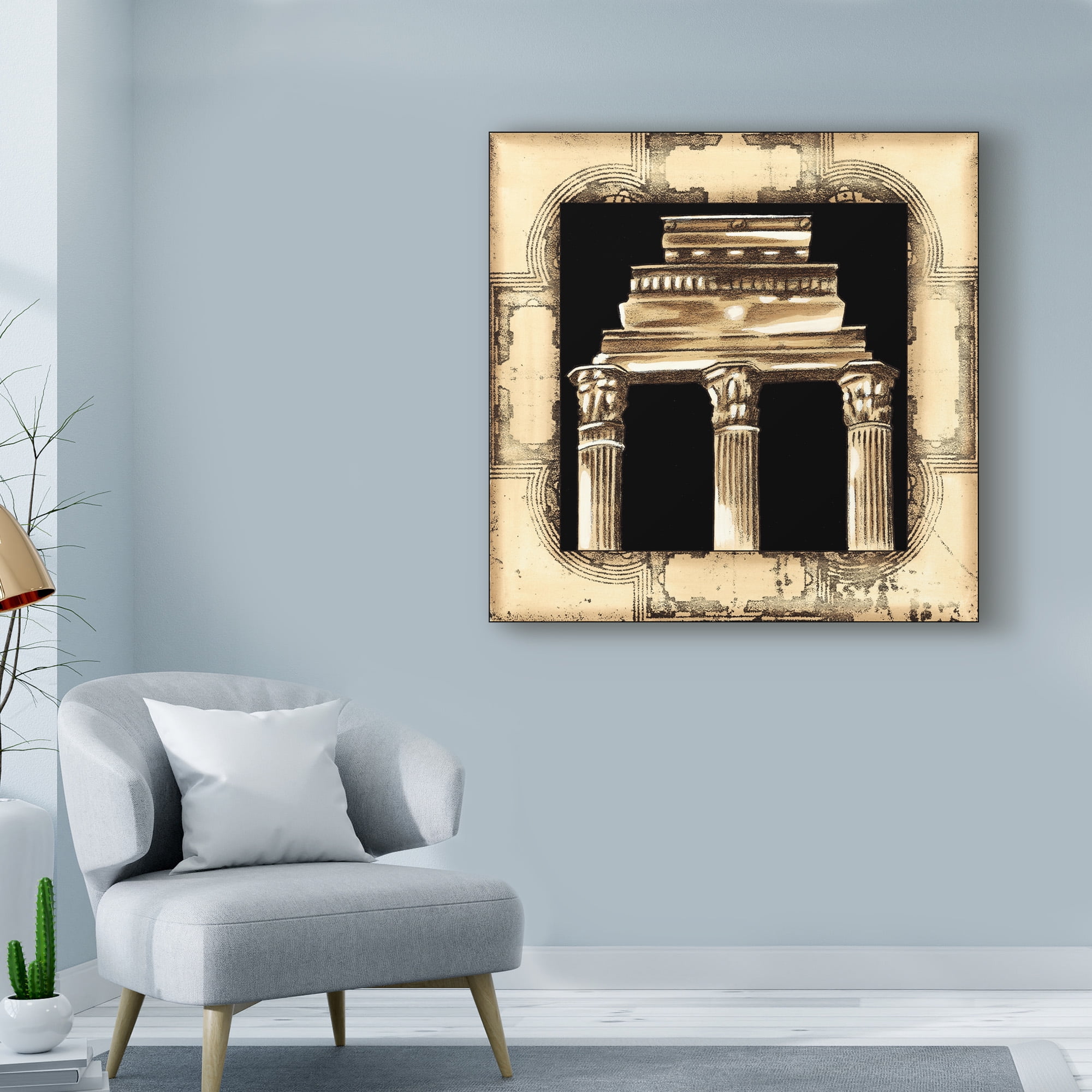 Trademark Fine Art 'Small Architectural Schema III' Canvas Art by Ethan Harper