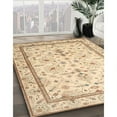 thumbnail image 3 of Ahgly Company Machine Washable Indoor Rectangle Traditional Sun Yellow Area Rugs, 4' x 6', 3 of 7