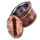 thumbnail image 2 of Creative Sushi Bowl with Lid for Storage Use Coffee Color Synthetic Stainless Steel 1 Pc, 2 of 3