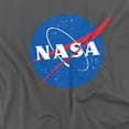 thumbnail image 3 of Nasa Meatball Logo Women's Boxy Cropped T-Shirt Casual Graphic Tee, 3 of 6