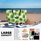 thumbnail image 5 of Fotbe Green Kiwi Bolsa de Viaje para Playa - Resistente al Agua, Bolsa Tote de Gran Capacidad y Ligera con 7 Bolsillos para Mujeres y Hombres, 5 of 7
