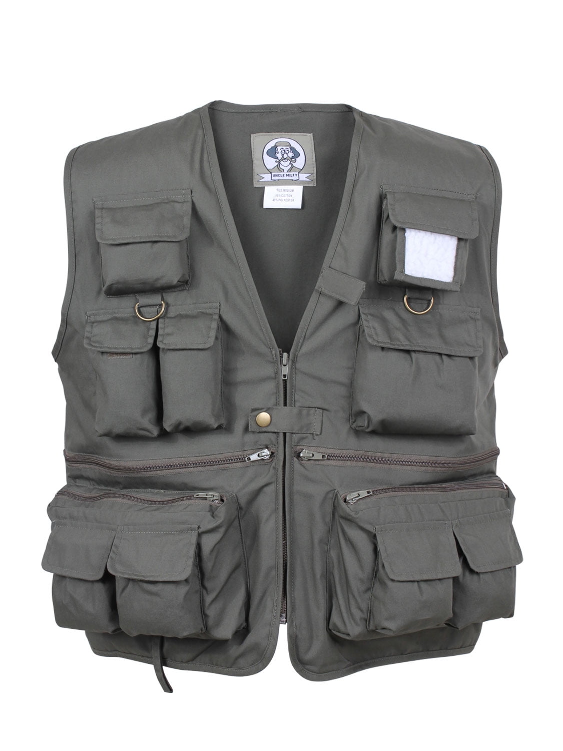 Black Military Uncle Milty Multi Pocket KIDS Vest Rothco 8547 