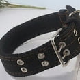 thumbnail image 5 of Pet Collar Dog Chain Dog Strap Exquisite Adjustable Leather 4 Layers Thick for Middle-Large Dog Pet Supplies Black L, 5 of 5