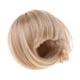 thumbnail image 4 of Cabello corto para muñeca 1/4, de seda resistente al calor, hecho a mano y decorativo. Marrón, 4 of 9