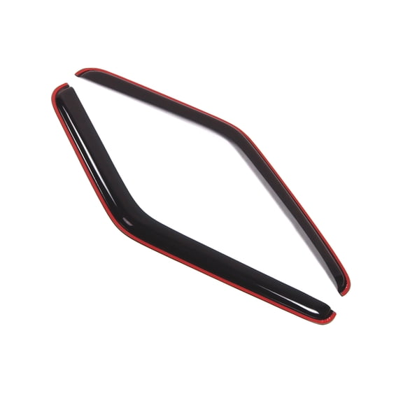 TuningPros In-Channel Window Visor Deflector Smoke Tinted 2 Pcs Set For 1988-1992 Ford Ranger