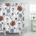 thumbnail image 1 of ABPHQTO Acuarela floral con hermosas anémonas y bayas con flor para el juego de cortinas de ducha impermeables de baño 165x180 cm ABPHQTO PKNMT66x72Shower-10737, 1 of 2