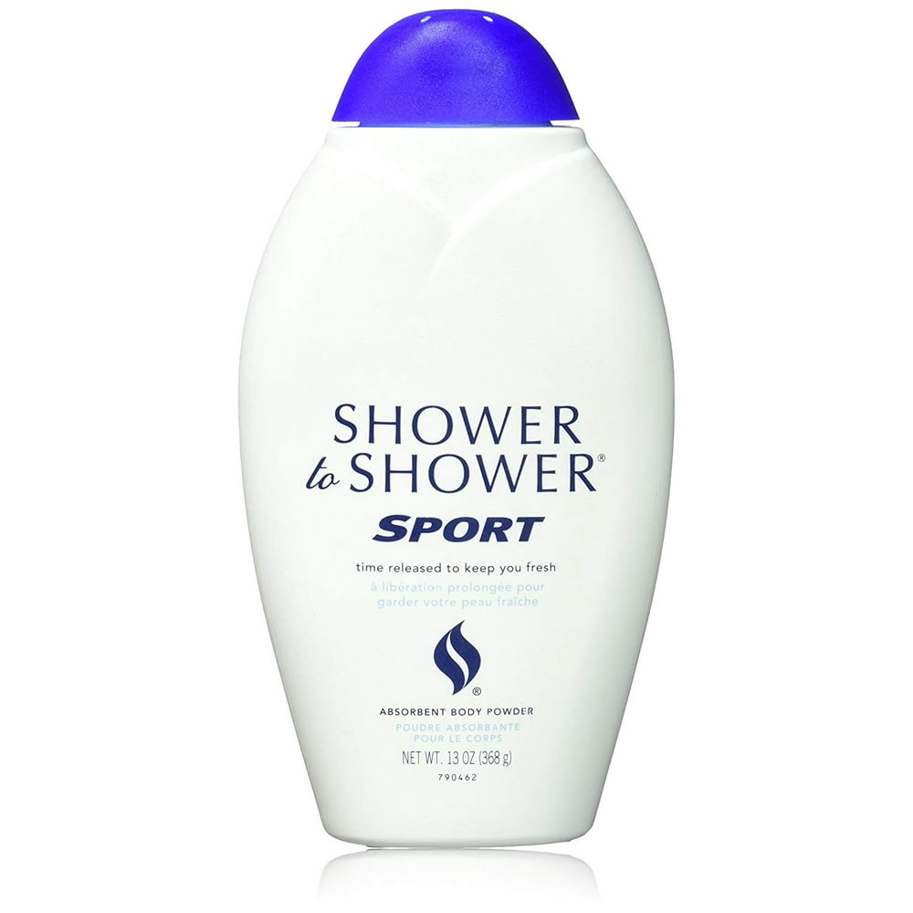 Shower to Shower Sport Absorbent Body Powder, 13 oz