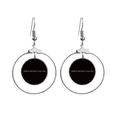 thumbnail image 1 of Chestry Kowledge Sodium Bicarbonate Earrings Dangle Hoop Jewelry Drop Circle, 1 of 3