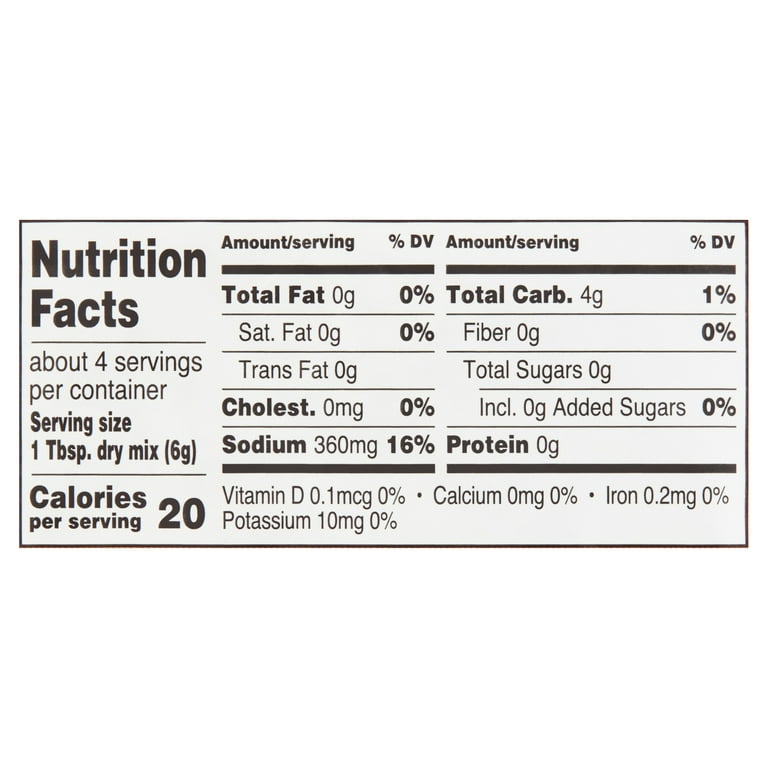 Great Value Turkey Gravy Mix, 0.87 oz