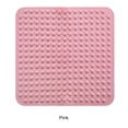 thumbnail image 2 of Bearachild Superficie lisa de PVC y parte inferior húmeda, no más resbalones en el baño, alfombra de suelo cubierta con mango resistente Juegos de accesorios de baño rosa 80cm * 80cm, 2 of 6