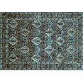 thumbnail image 1 of Ahgly Company Indoor Rectangle Persian Light Blue Traditional Area Rugs, 7' x 10', 1 of 4