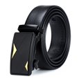 thumbnail image 1 of Cinturón de hebilla automática para hombre, resistente al desgaste y a los arañazos, de borde completo, cinturón de negocios para hombre, cinturón con patrón de lichi, uso versátil, 1 of 6