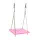 thumbnail image 2 of Accesorios colgantes para mascotas de hámster Decoración estable Hamaca Hamaca Ejercicio Molar Molar Postón colgante para pinzones Páreos para pájaros Rosa, 2 of 8