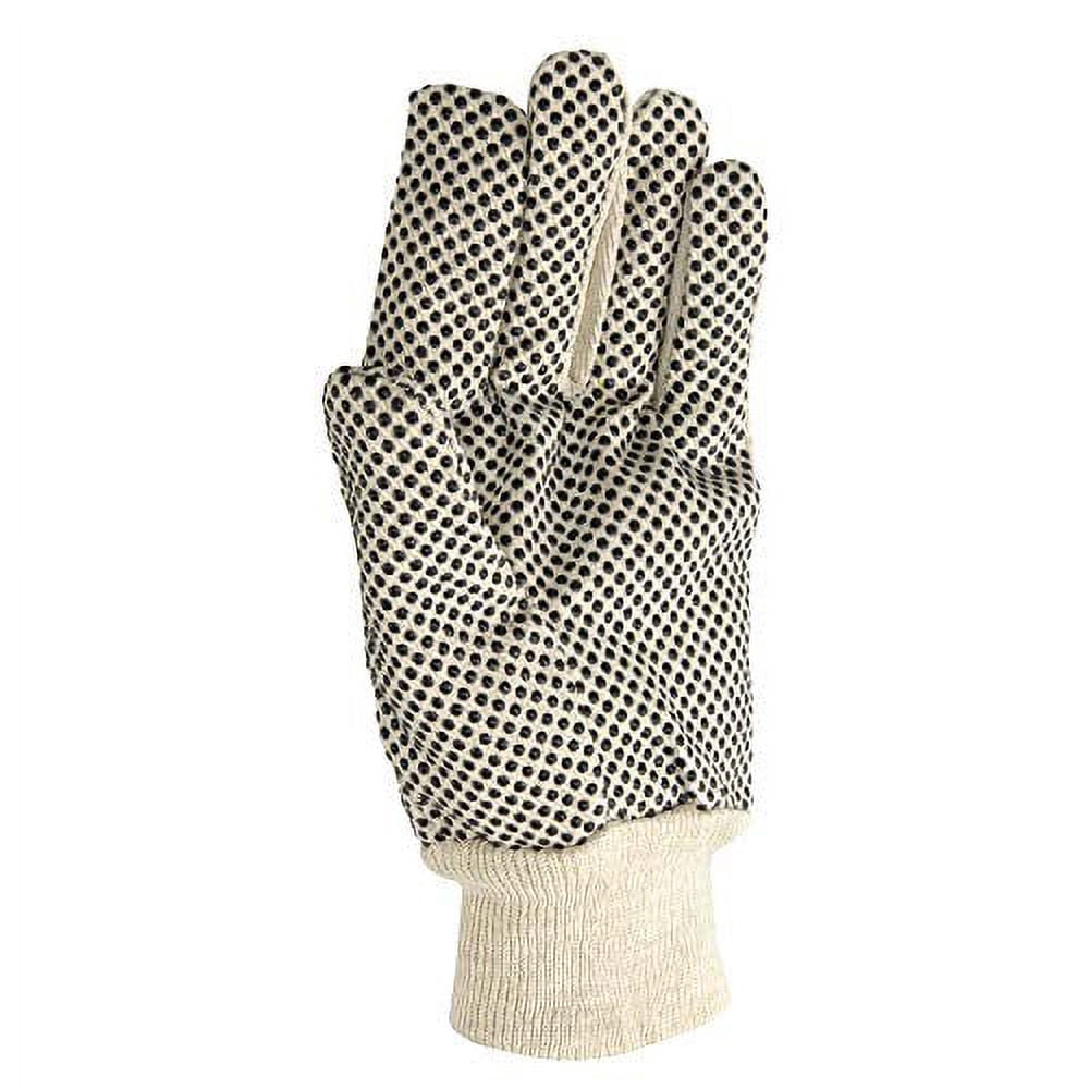 Wells Lamont&nbsp;Canvas Work Gloves, Economy Dotted, 6 Pair Pack (309K)