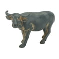thumbnail image 3 of Adorno de rocalla de ternero, adornos de vaca, bonsái de búfalo, figura decorativa de búfalo. de pie, 3 of 9