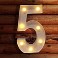 thumbnail image 2 of WRXMIJNHGSA Hangs Under $5 Light Light Standing Plastic Wihte Hanging Letters Letter Warm LED Up Lights Home Decor, 2 of 2