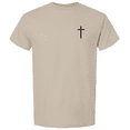 thumbnail image 2 of Trenz Shirt Company Men's Lion of Judah Christian T-Shirt Sand Revelation 5:5 Jesus Lion & Lamb Bible Verse Graphic Tee-Sand-Small, 2 of 2