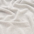 thumbnail image 6 of Superior Maya Chenille Herringbone Cotton Blanket, Twin, Tan, 6 of 9