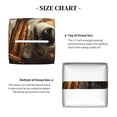 thumbnail image 5 of Gaeub Modern Cute Dog Print Leather Tissue Box Cover Square,Tissue Holder,Leather Paper Case,PU Leather Tissue Box Holder Decorative for Bathroom, Home Office Decor, 5 of 7
