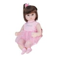 thumbnail image 1 of 45cm Simulación Baby Doll Vinilo Educación Durmiendo Reborn Doll (F), 1 of 9