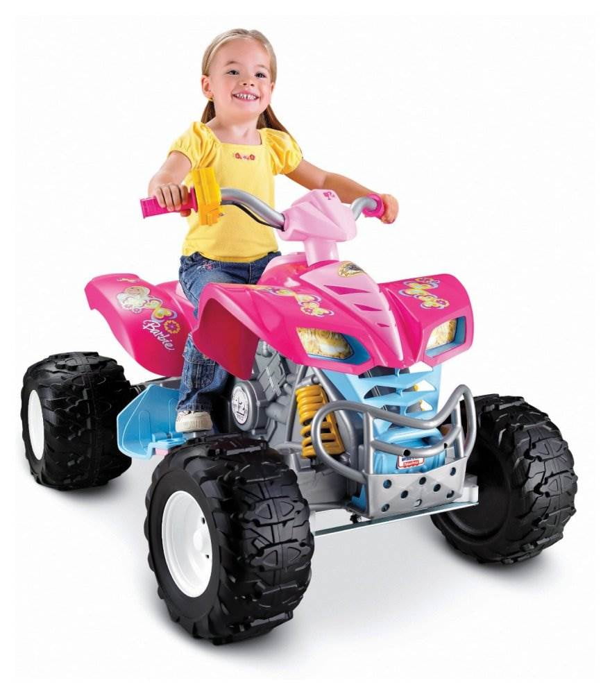 Power Wheels Pink Barbie KFX 12-Volt 
