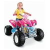 Power Wheels Pink Barbie KFX 12-Volt Battery-Powered Ride-On