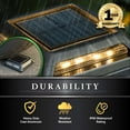 thumbnail image 6 of Classy Caps Sld505b Muskoka 4-3/4" Square Selectable Color Temperature Led Solar Post Cap, 6 of 10