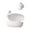 White, variant on Open-Ear, Bone Conduction Sport Headphones - with Headband - Sweat Resistant, Workout Headphones - Secure, Wireless, Comfortable Fit-Deep Bass and Smart Mic App