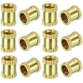 thumbnail image 3 of Wekity M6x8mm Female Thread Knurled Nuts,100PCS Hx8mm OD Brass Threaded Insert Embedment Nuts Hydraulic Welded Joint Injection Molding Assortment Kit for 3D Printing Injection Molding-0621, 3 of 5