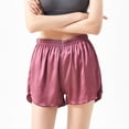 thumbnail image 4 of ZenCart Women Lounge Pajama Shorts Stretchy Ruffles Hem Sleep Bottoms Breathable Casual Sportswear Shorts for Home Yoga Daily Wear, 4 of 8