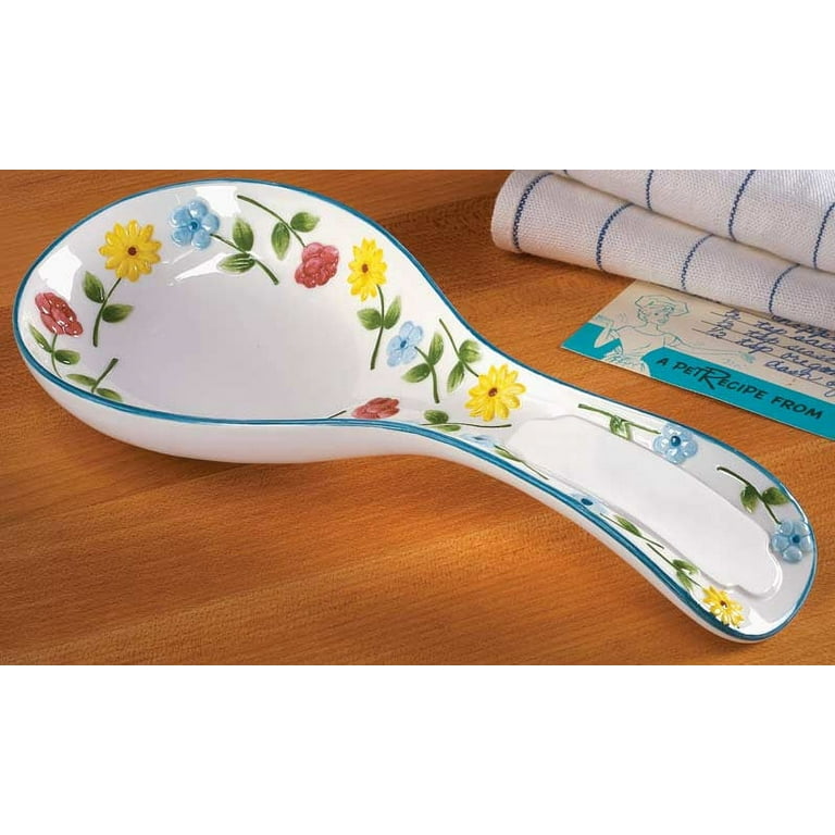 Pers Floral Spoon Rest 