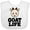 AA-White, variant on Inktastic Goat Life Boys or Girls Baby Bib