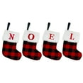 thumbnail image 2 of Christmas Stockings with Letters Hanging Stockings Red Personalized Christmas Stockings Super Soft Christmas Stockings Monogram Stockings Red Letter Stockings for Christmas Holiday Xmas Gift, 2 of 5