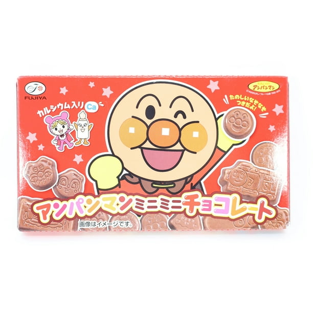 Fujiya Anpanman Mini Chocolate 1 40oz 40g Walmart Com