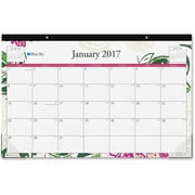 Blue Sky, BLS18711, Dahlia Desk Calendar Pad, 1 Each, Multicolor
