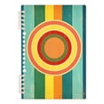 thumbnail image 7 of FORMRS 1-Subject Spiral Notebook 8" x 5" College Ruled 60 Refillable Sheet A5 Hard Cover, Colorful Stripes, 7 of 7