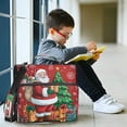 thumbnail image 4 of Zipper Binder 3 Rings Stationery Office Files Daily Organizer File Folder Storage Bag Santa Claus and His Presents, 4 of 5