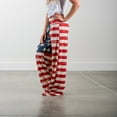 thumbnail image 4 of Drawstring Pants Women American Flag Drawstring Wide Leg Pants Leggings L American Flag Pants, 4 of 5