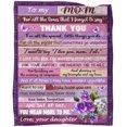 thumbnail image 1 of To My Mom Throw Blanket,Mother's Day Blanket,Soft Micro Fleece Blankets Birthday Gifts for Bed Couch Travel Beach, 1 of 7