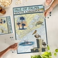thumbnail image 2 of Lantern Press 1000 Piece Jigsaw Puzzle, Isle of Palms, South Carolina, Nautical Chart, 2 of 5