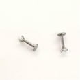 thumbnail image 5 of K-KED 5 PCS/lot CZ Zirconia Labret Bar Stud Lip Earring Tragus Body Piercing Jewelry-3mm-16G /6mm, 5 of 7