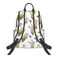 thumbnail image 2 of Naloa Lavender Flowers Print Lightweight DayBackpack Suitable for school, work, shopping, travel, etc., 2 of 5