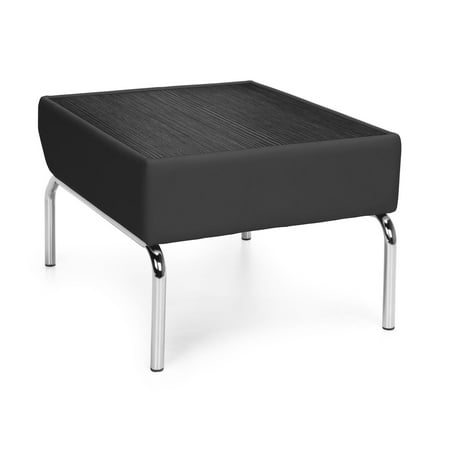 OFM Triumph Series Model 3010 Laminate Top Table with Polyurethane Border and Chrome Frame, Black with