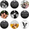 thumbnail image 5 of Tioneer Stainless Steel Engraved Small Rectangle Dog Tag Charm Keychain Keyring, 5 of 7