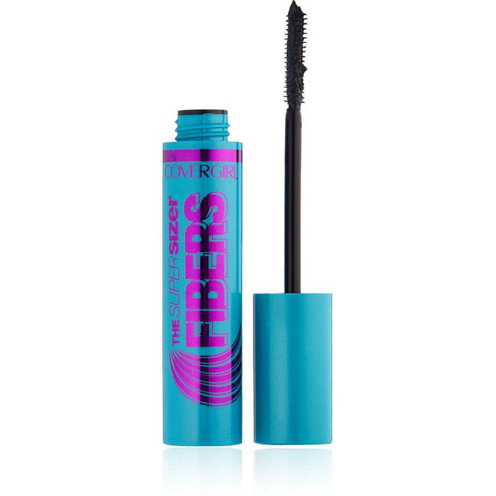 2 Pack - CoverGirl The Super Sizer Fibers Mascara, Black 0.35 oz ...