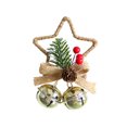 thumbnail image 3 of Xihbxyly Colgante Navideño de Hierro, Lazo para Árbol de Navidad, Cascabeles Colgantes, Decoración Navideña Diy, Ideal para Fotos, 16 X 16 X 8,5 Cm., 3 of 7