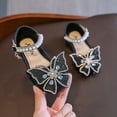 thumbnail image 5 of Little Girl's Dress Shoes Wedding Party Low Heel Sandals Mary Jane Princess Butterfly Shining Shoes, 5 of 6